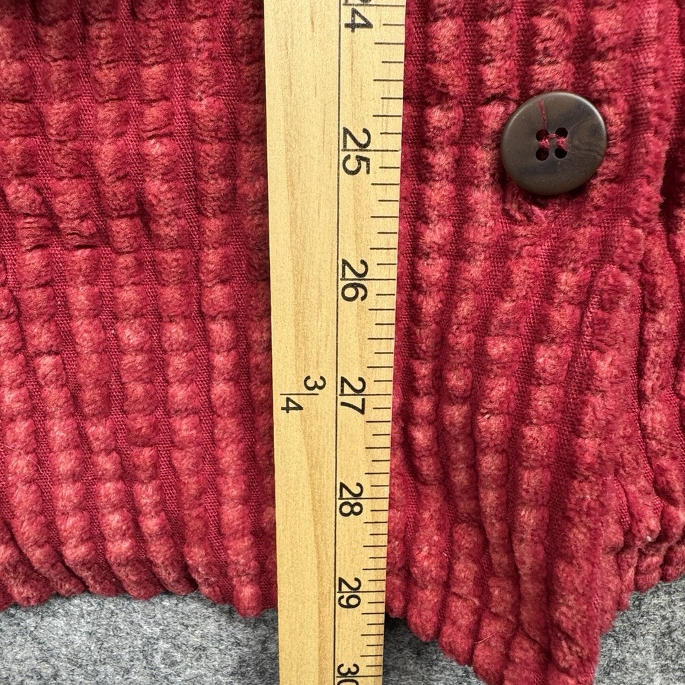 VTG COLDWATER CREEK Cordory Jacket mens Large Button Down Red Pockets Dadcore - Picture 3 of 10